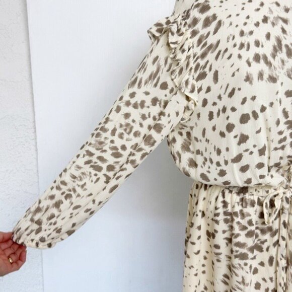 RAILS Ora Puma Animal Print summer Mini Dress Size M - Picture 3 of 13